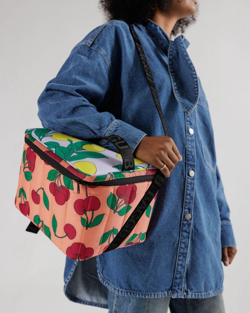 Baggu Puffy Cooler Bags Sunshine Fruit Mix | 241CBUOFA