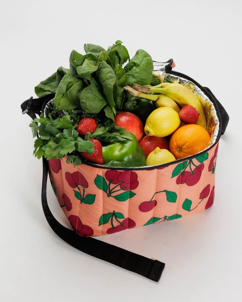 Baggu Puffy Cooler Bags Sunshine Fruit Mix | 241CBUOFA