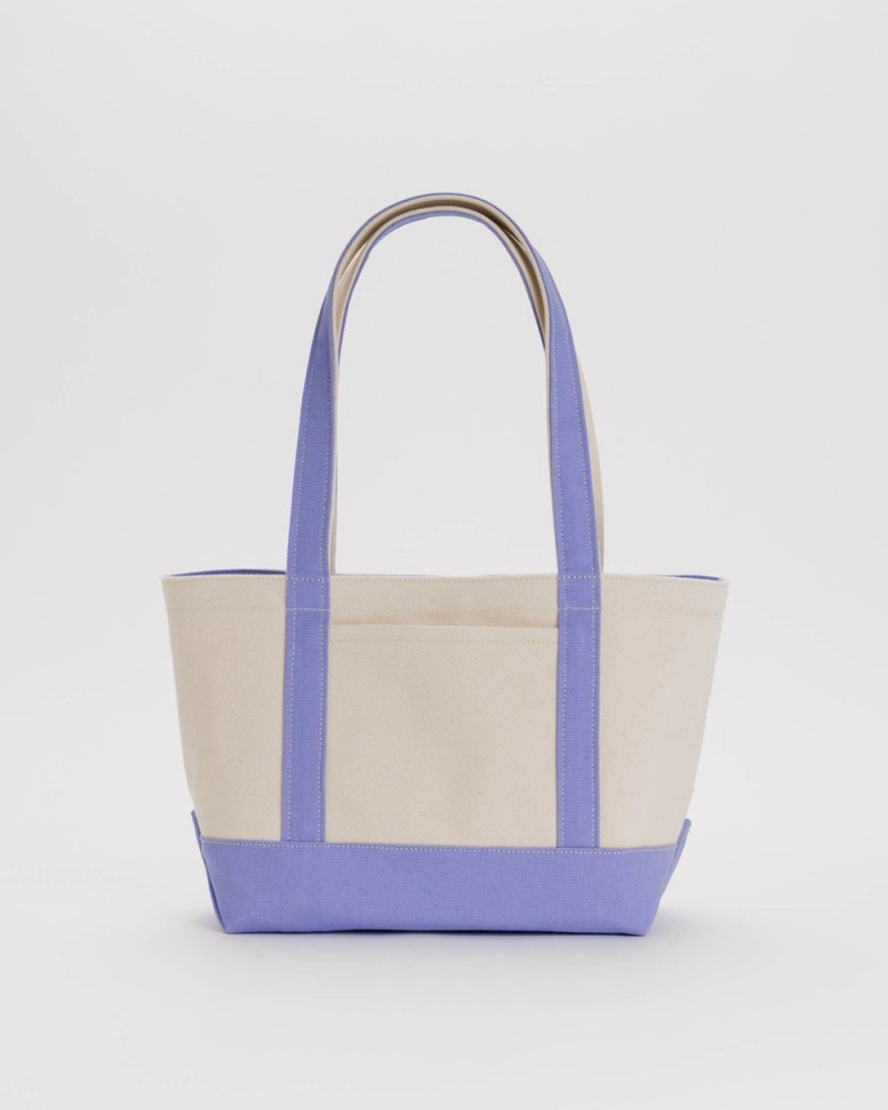 Baggu Small Heavyweight Canvas Tote Bags Bluebell | 471JLIDNM