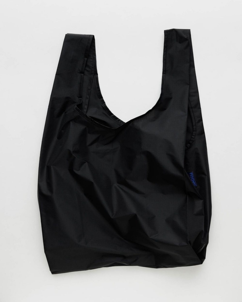 Baggu Standard Reusable Bags Black | 981CMSZYX