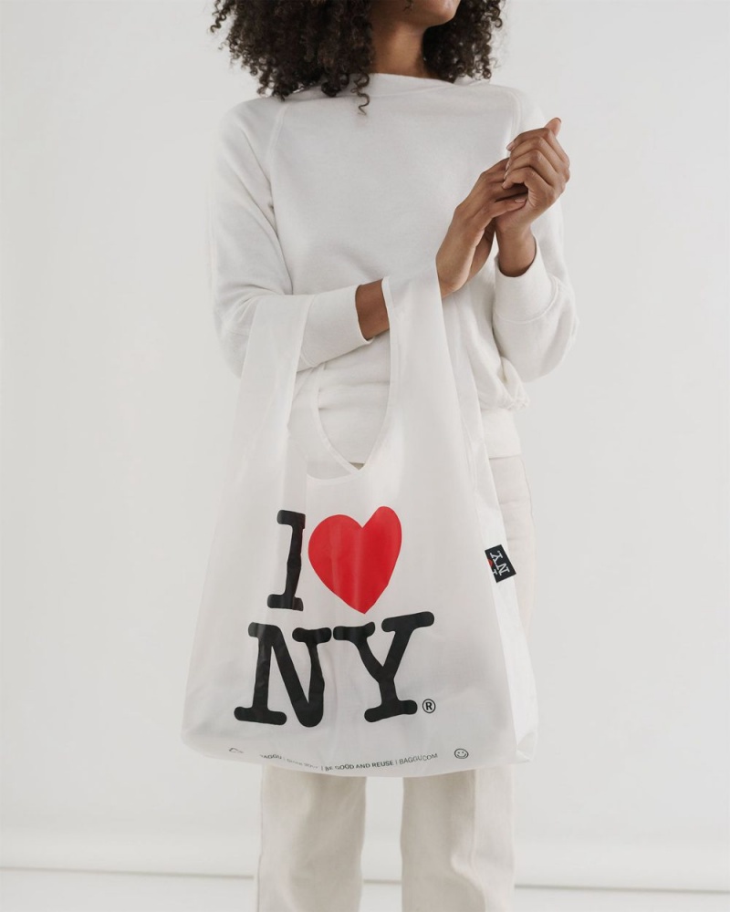 Baggu Standard Reusable Bags I Love Ny | 031UTQNIE