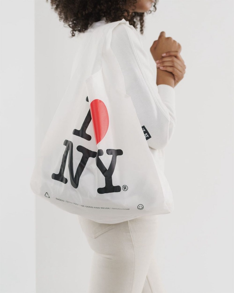 Baggu Standard Reusable Bags I Love Ny | 031UTQNIE