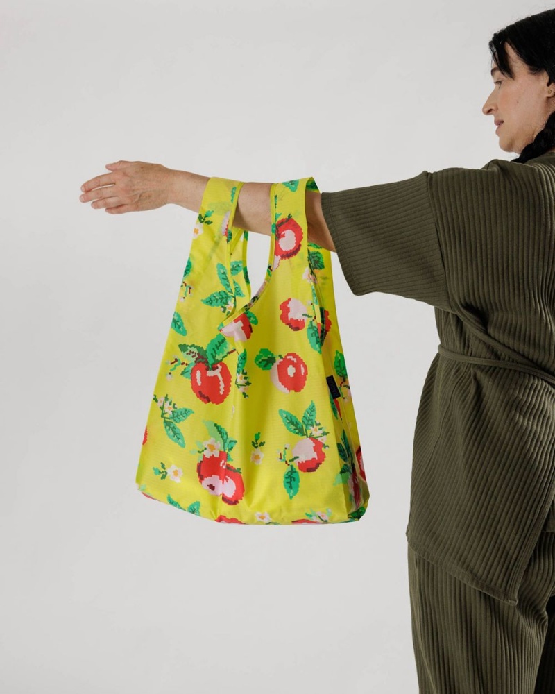 Baggu Standard Reusable Bags Needlepoint Apple | 653BKQRNL