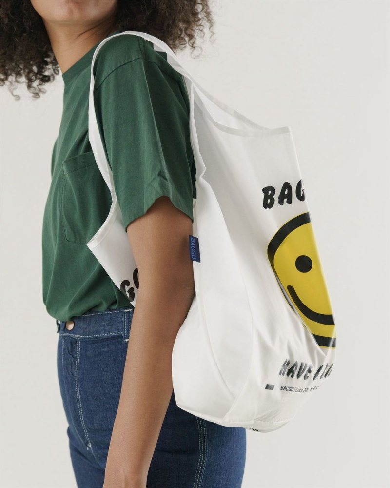 Baggu Standard Reusable Bags Thank You Happy | 348KMGXJQ