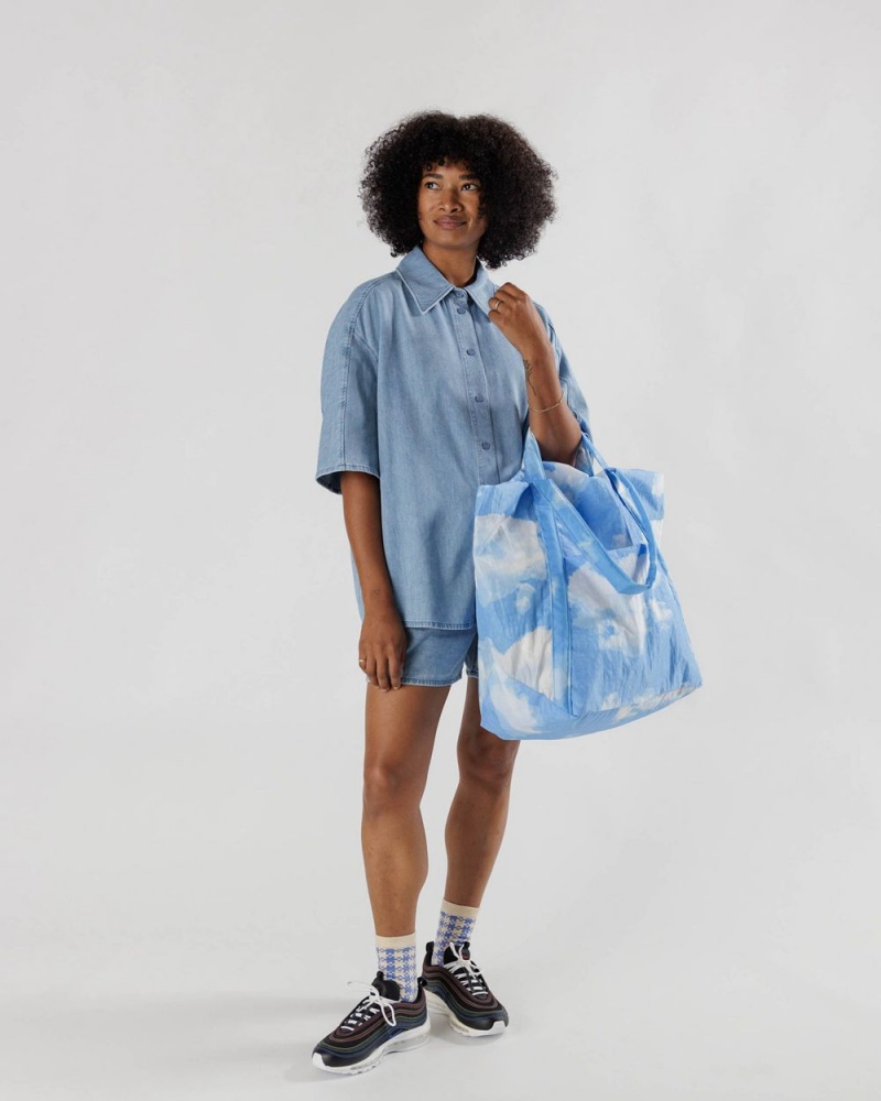 Baggu Travel Cloud Tote Bags Clouds | 362JQYVLK