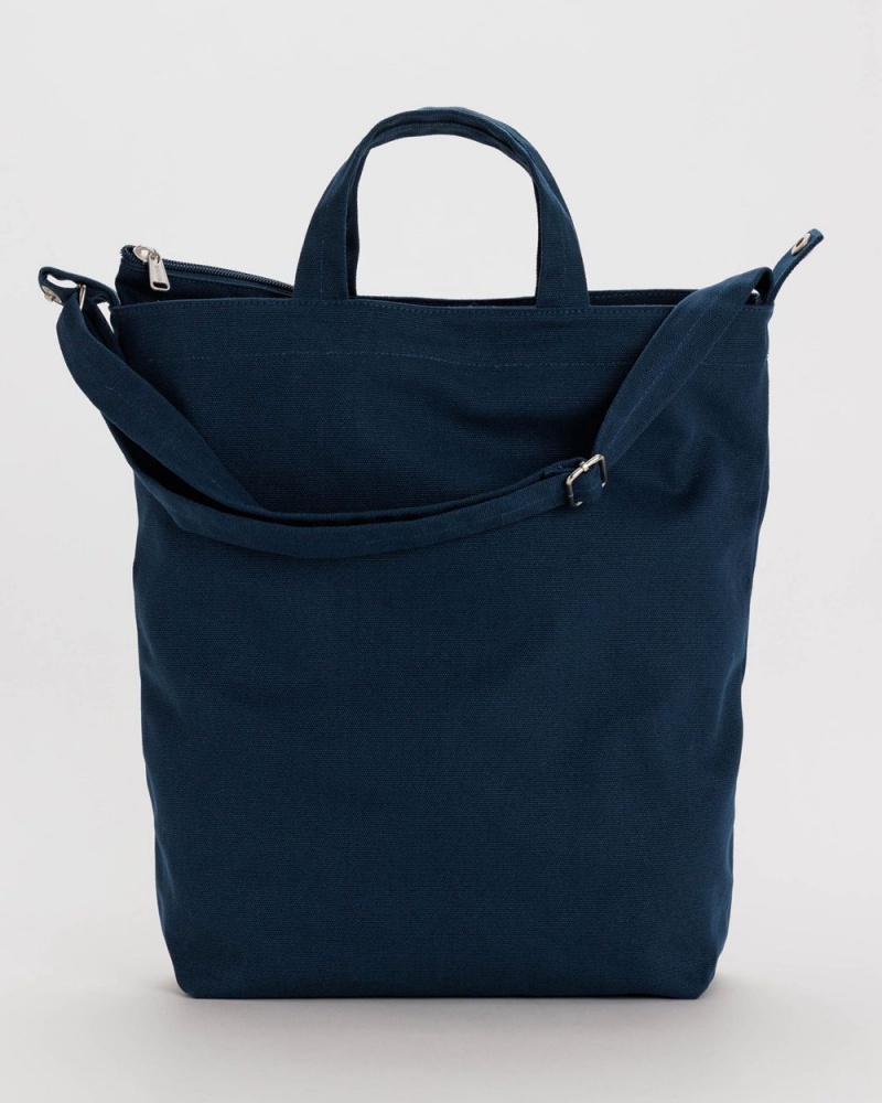 Baggu Zip Duck Tote Bags Navy | 712CRVGHN